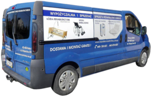 Transport i dostawa łóżek i sprzętu rehabilitacyjnego i szpitalnego - Śląsk